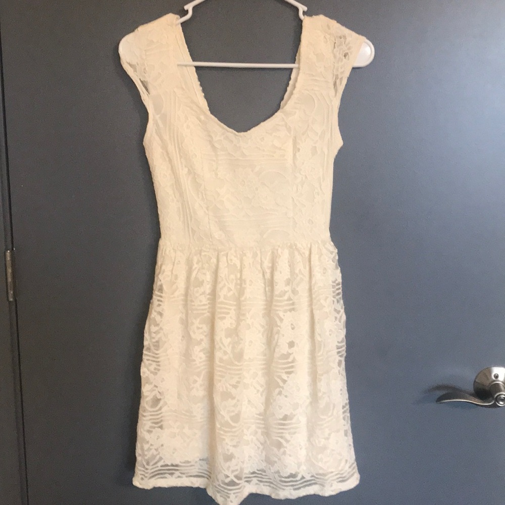 Off white lace dress